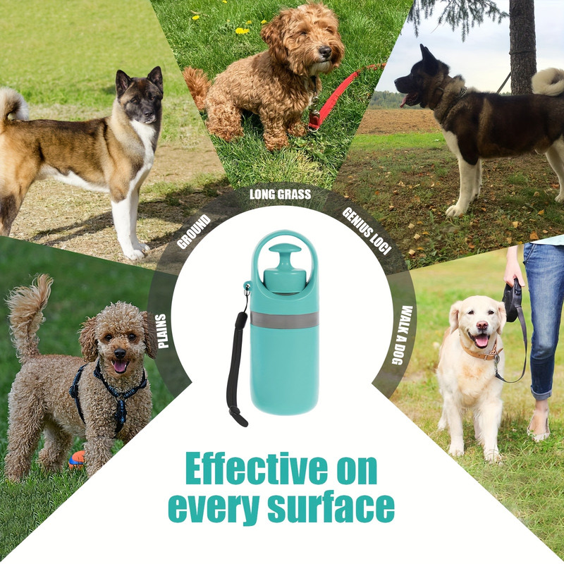Pet toilet portable outdoor garbage bag dog toilet six-claw shovel dispenser
