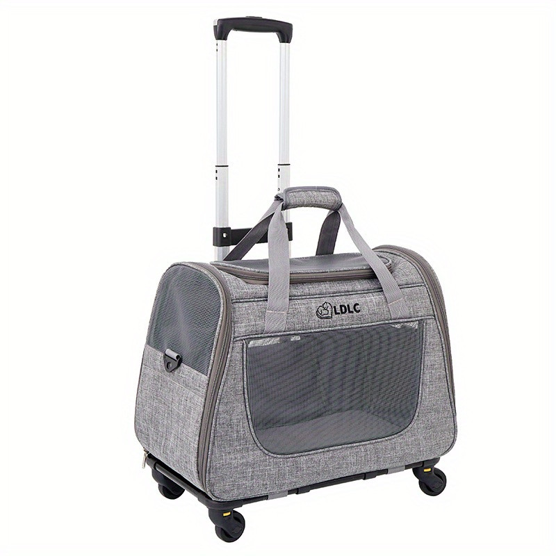 1-for-2 Cat Pack: The ultimate wheeled cat transporter for your furry friends!