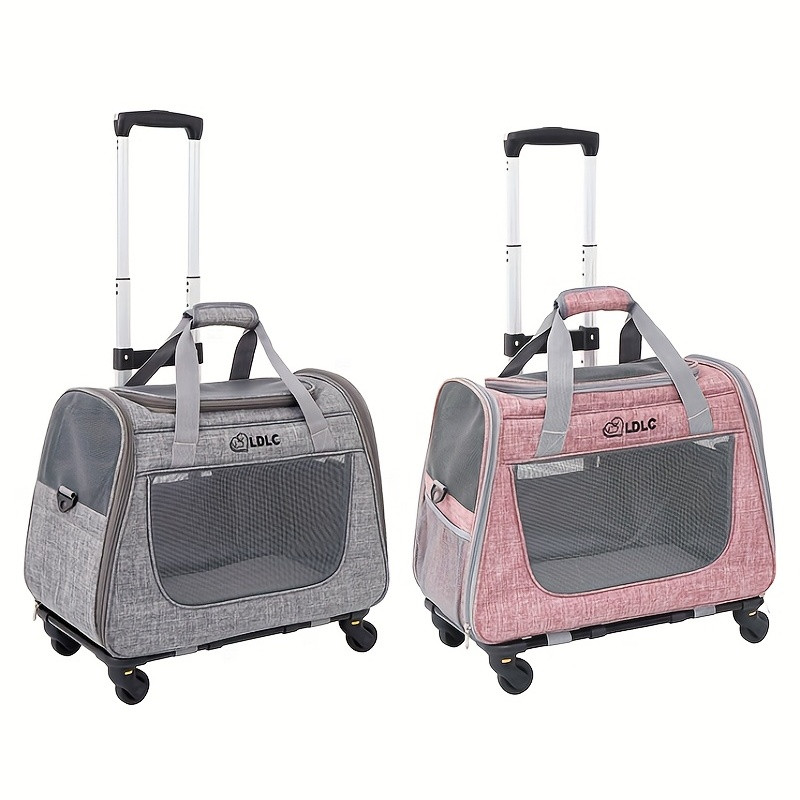 1-for-2 Cat Pack: The ultimate wheeled cat transporter for your furry friends! - 2